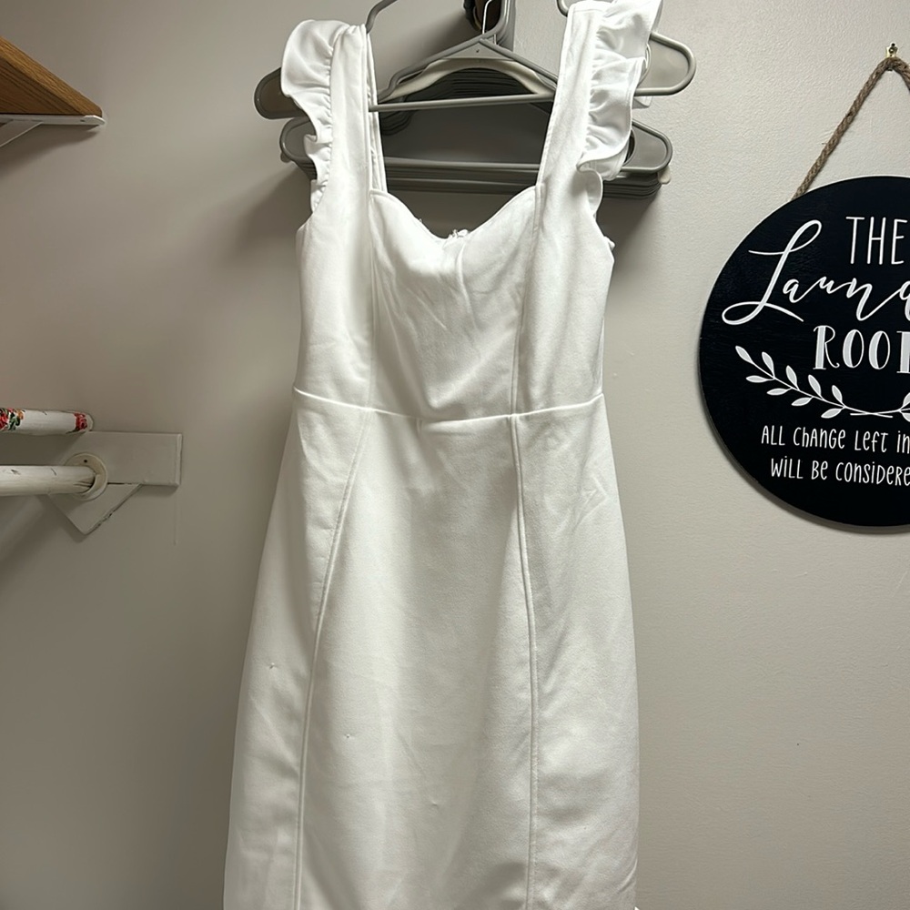 White dress!